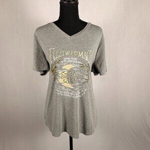 Fleetwood Mac | V-neck Tee | XXL | Gray | NWOT